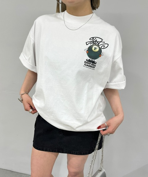 「WHO'S WHO gallery」 「COOPER」半袖Tシャツ FREE ホワイト レディース_画像9
