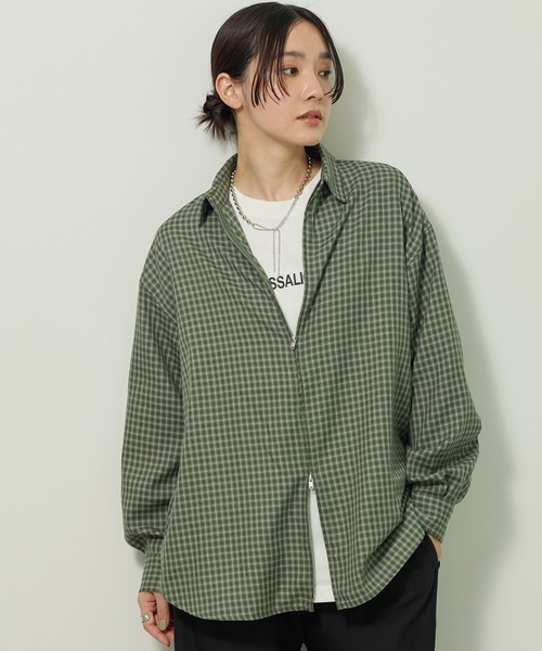 Green Parks（グリーンパークス） ブラウス シャツ イージーケア