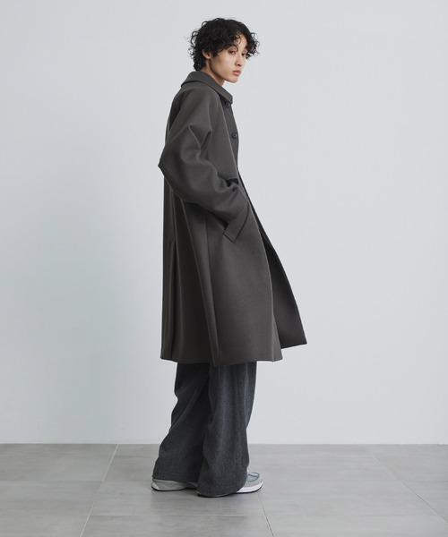 PUBLIC TOKYO（パブリックトウキョウ） ステンカラーコート 3 ブラック