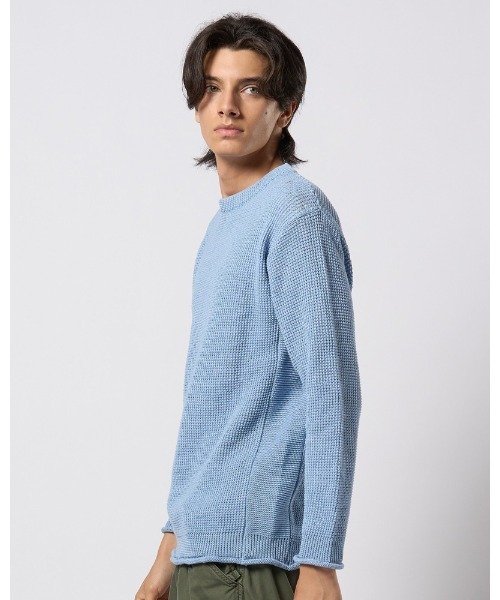 wjk サマーニット セーター ニット GIMA crew summer knit メンズ