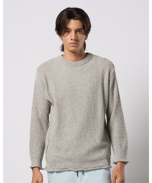 wjk サマーニット セーター ニット GIMA crew summer knit メンズ