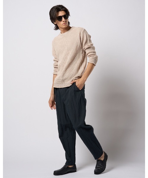 wjk サマーニット セーター ニット GIMA crew summer knit メンズ