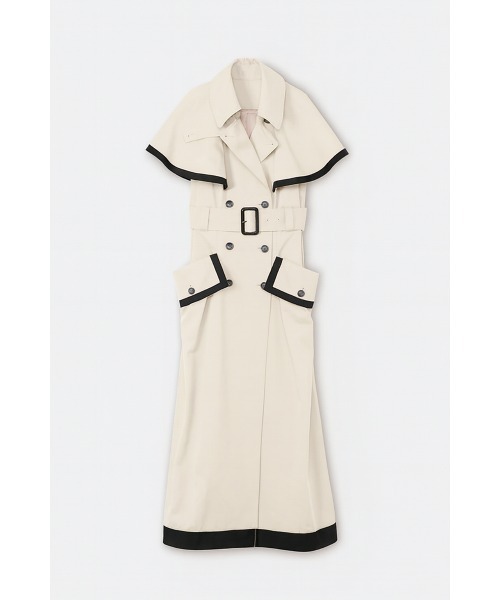 EIMY ISTOIRE（エイミーイストワール） ワンピース コントラストトリム