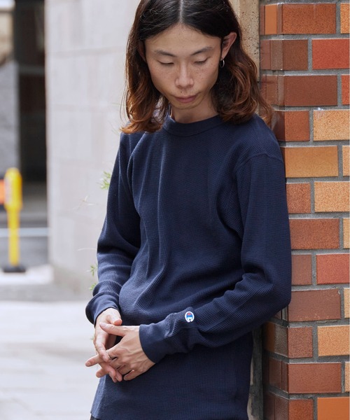 Champion（チャンピオン） tシャツ LONG SLEEVE T-SHIRT ワッフルT