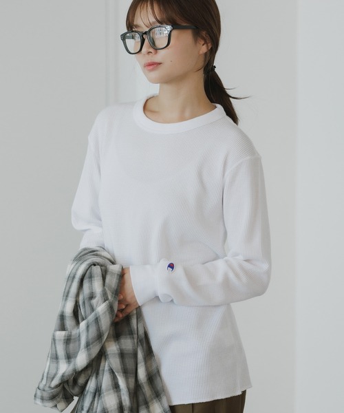 AMERI champion ショートワッフルトップス AMERI × Champion 初のコラボアイテムが9月29日(木)に発売。 │ QUI