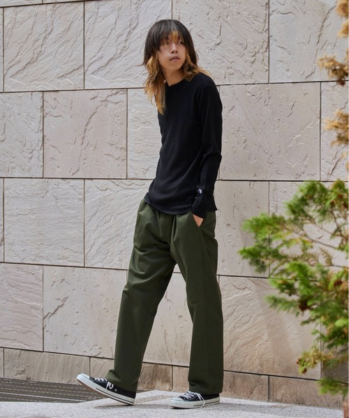 Champion（チャンピオン） tシャツ LONG SLEEVE T-SHIRT ワッフルT