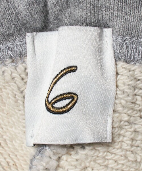 6 スウェットパンツ ジャージ 「6(ROKU)」コットン ウラケ パンツ