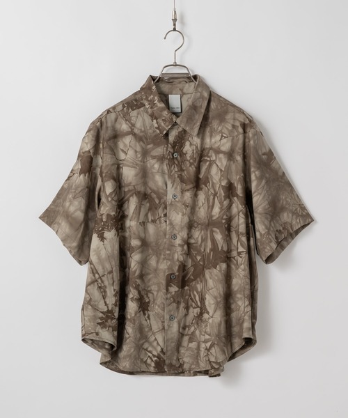 「Casper John」 半袖シャツ MEDIUM ベージュ メンズ_画像2