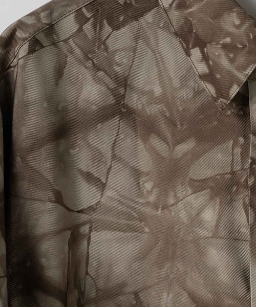 「Casper John」 半袖シャツ MEDIUM ベージュ メンズ_画像4