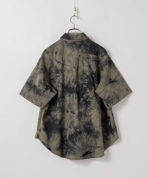 「Casper John」 半袖シャツ MEDIUM ベージュ メンズ_画像9