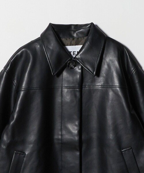 CITEN（シテン） コート アウター 「CITEN」レザーライクジャケット
