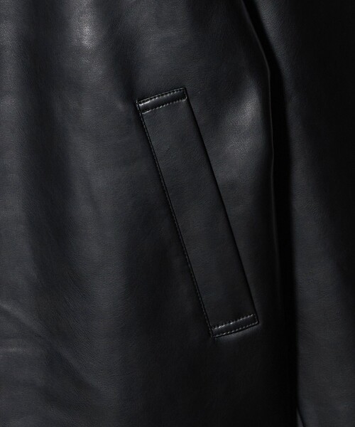 CITEN（シテン） コート アウター 「CITEN」レザーライクジャケット