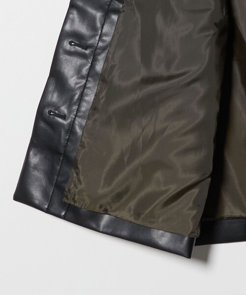 CITEN（シテン） コート アウター 「CITEN」レザーライクジャケット