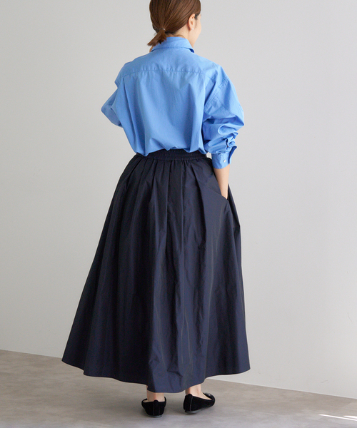 IENA（イエナ） スカート 「追加2・一部店舗限定」タフタフレア