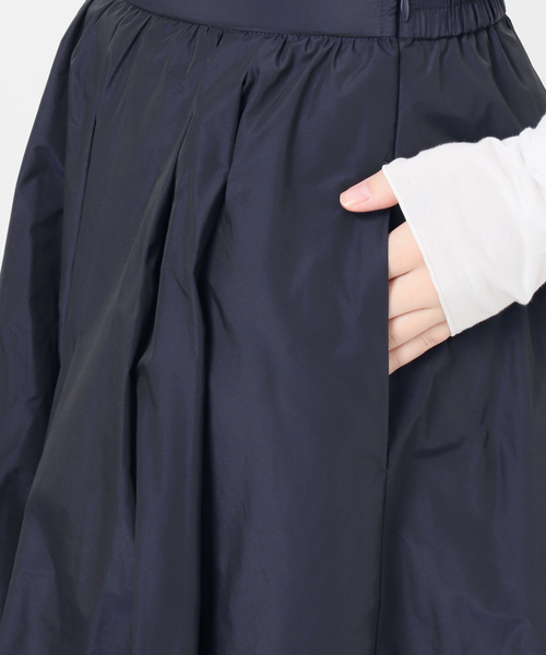 IENA（イエナ） スカート 「追加2・一部店舗限定」タフタフレア