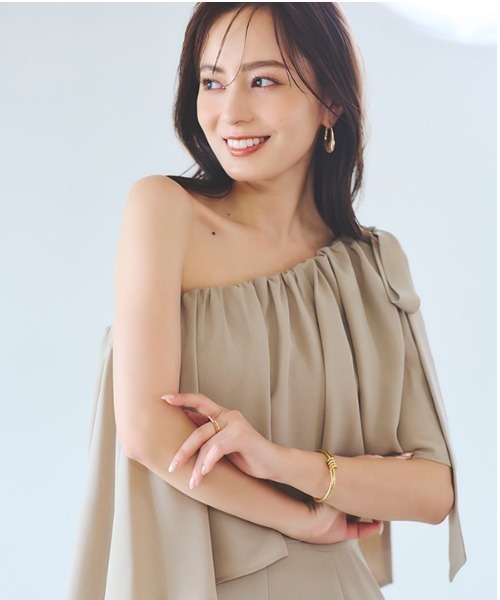 anuans 「anuans」 オールインワン SMALL ベージュ レディース