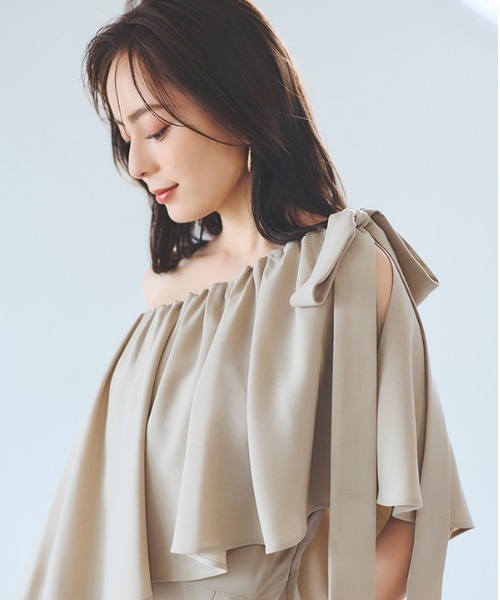 anuans 「anuans」 オールインワン SMALL ベージュ レディース