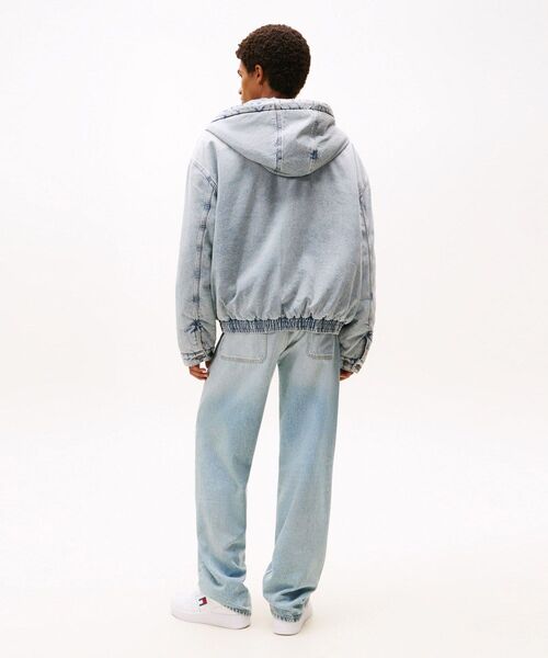 トミー　デニムジャケット　フード付き　Lサイズ TOMMY HILFIGER（トミー・ヒルフィガー） トミー ヒルフィガー デニム