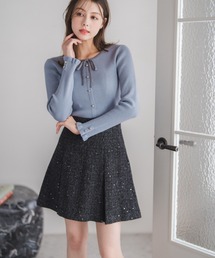 MISCH MASCH（ミッシュマッシュ） スカート 2025秋冬新作 スパンラメ