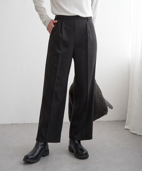 IKKA LOUNGE パンツドレス 「2点セット」GOKU楽ペプラムジレセット