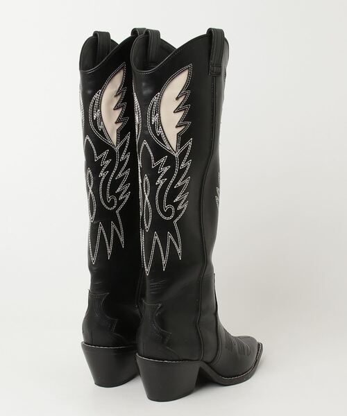 「Ungrid」 ロングブーツ S ブラック レディース_画像2