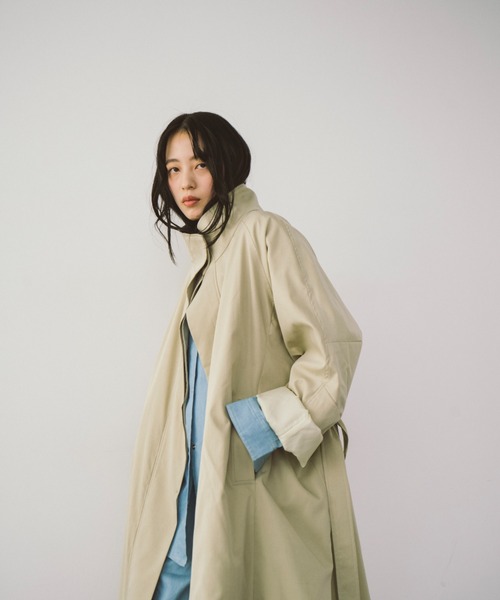 「HANNE」 コート FREE ネイビー レディース_画像7