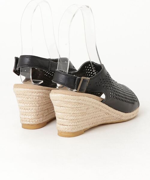 「Piedi Nudi」 ヒールサンダル 24.0cm ブラック レディース_画像2