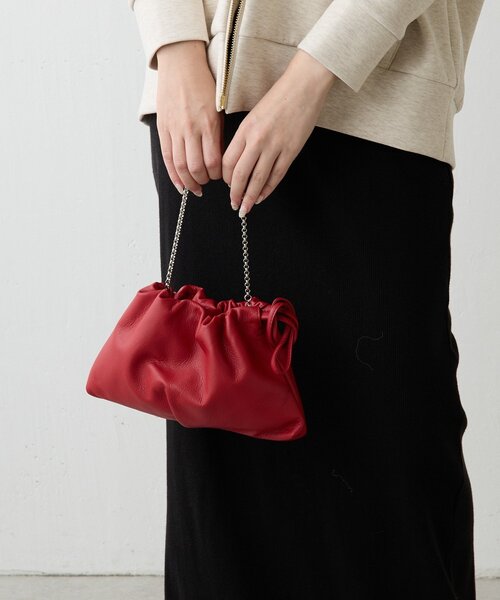 russet（ラシット） ショルダーバッグ バッグ レザー巾着4WAYミニ