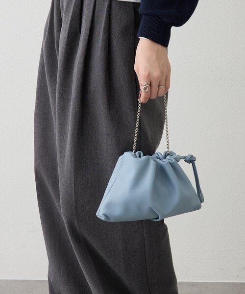 russet（ラシット） ショルダーバッグ バッグ レザー巾着4WAYミニ