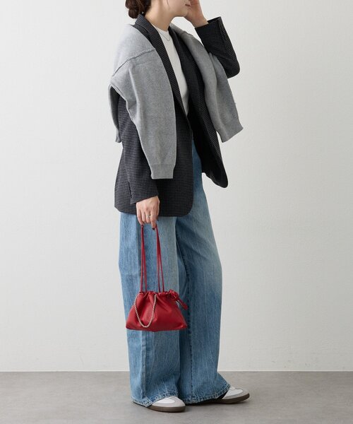 russet（ラシット） ショルダーバッグ バッグ レザー巾着4WAYミニ