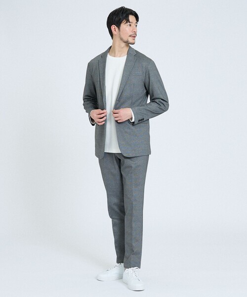 ABAHOUSE GRAY スラックス 「新型/セットアップ対応」ポンチ イージー