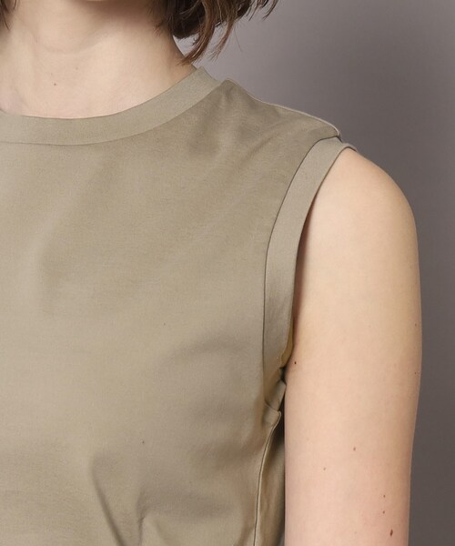 「DRESSTERIOR」 ノースリーブトップス 38 ブラウン レディース_画像7