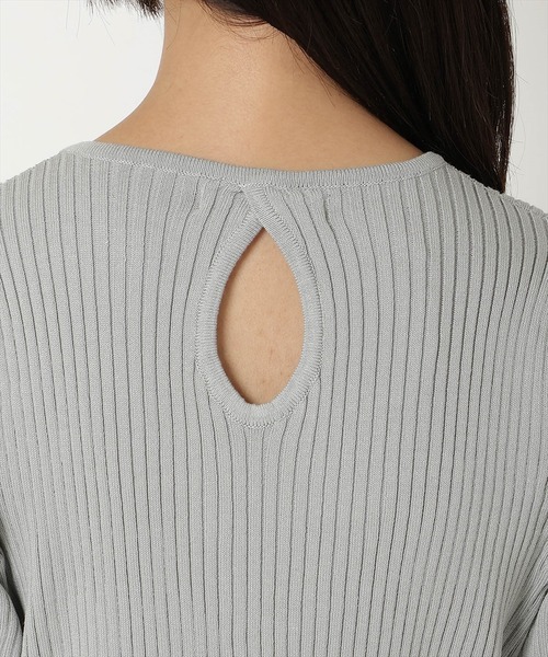 「REDYAZEL」 半袖ワンピース FREE ライトグレー レディース_画像5