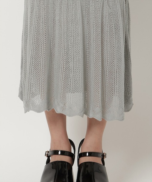 「REDYAZEL」 半袖ワンピース FREE ライトグレー レディース_画像7