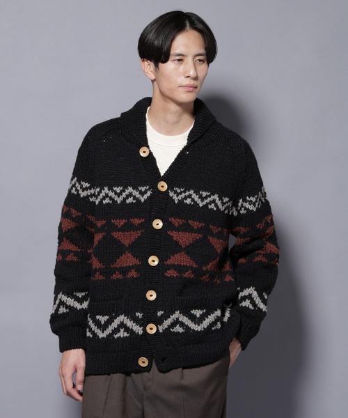 商談中　カウチン NANO universe（ナノ・ユニバース） セーター ニット ペルー産カウチン