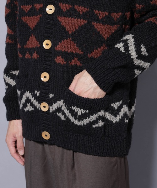 NANO universe（ナノ・ユニバース） セーター ニット ペルー産カウチン