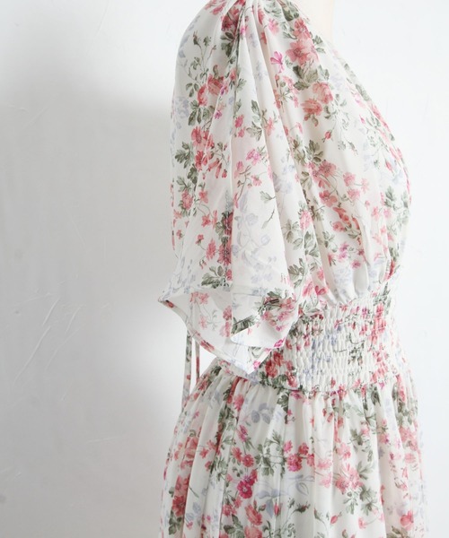 「tocco closet」 ノースリーブワンピース M ブルー レディース_画像4