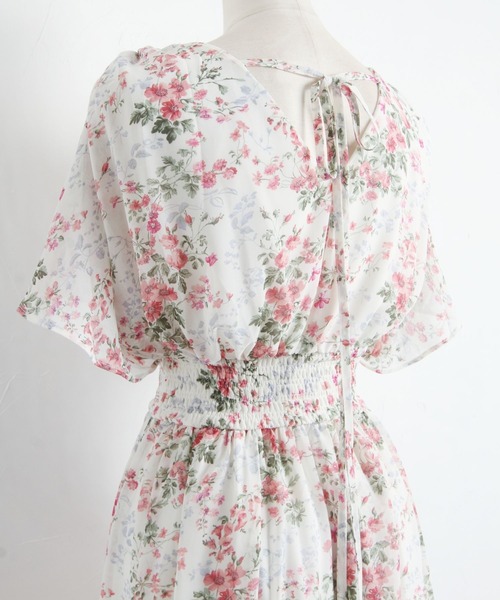 「tocco closet」 ノースリーブワンピース M ブルー レディース_画像6