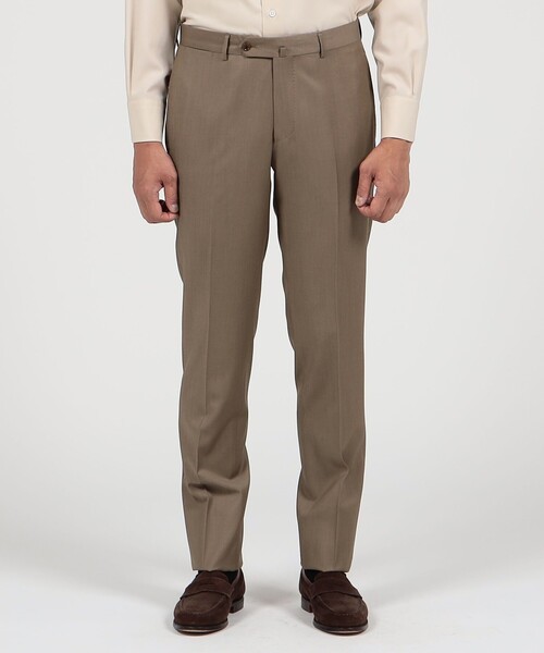 TOMORROWLAND スラックス サイズXS ブラウン系 未使用 TOMORROWLAND（トゥモローランド） スラックス 44 ブラック メンズ