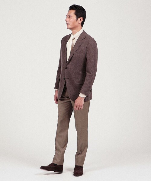 TOMORROWLAND（トゥモローランド） スラックス 44 ブラック メンズ