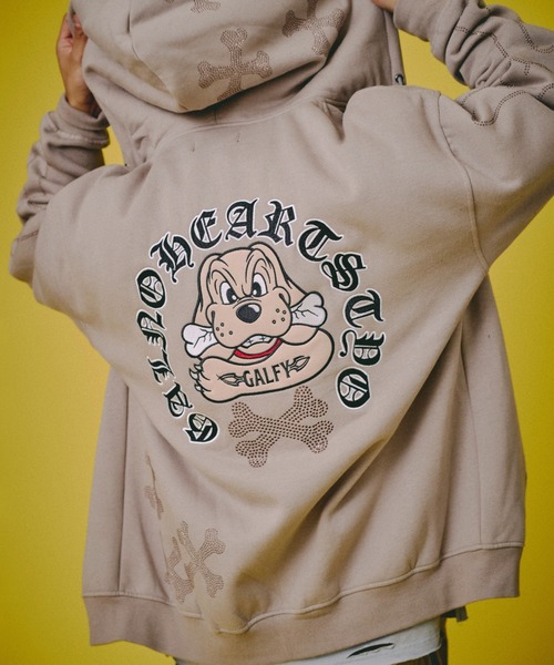 GALFY（ガルフィー） パーカー 「GALFY」ピカピカ骨骨パーカー メンズ