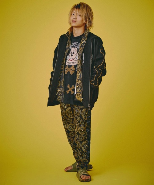 GALFY（ガルフィー） パーカー 「GALFY」ピカピカ骨骨パーカー メンズ