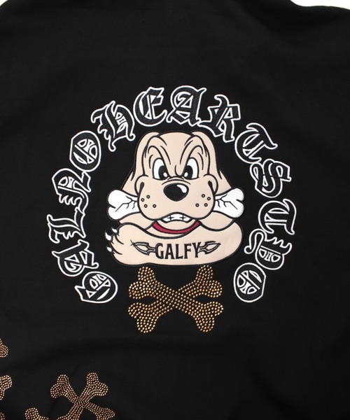 GALFY（ガルフィー） パーカー 「GALFY」ピカピカ骨骨パーカー メンズ