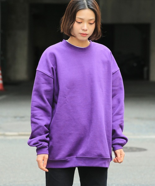 WAIPER.inc スウェットカットソー X-LARGE パープル メンズ : ZOZOTOWN