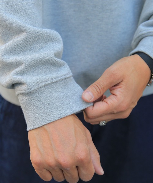 「WAIPER.inc」 スウェットカットソー X-LARGE パープル メンズ_画像7