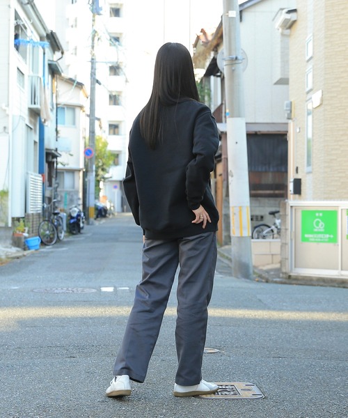 「WAIPER.inc」 スウェットカットソー X-LARGE パープル メンズ_画像8