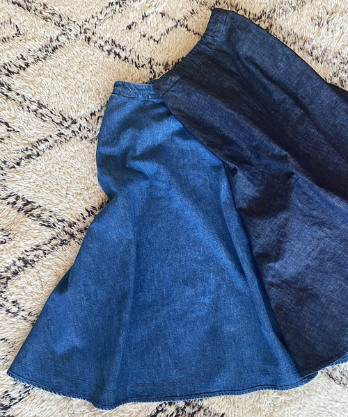 「Firsthand」 デニムスカート「ch!iiiコラボ」 36 ネイビー レディース_画像4