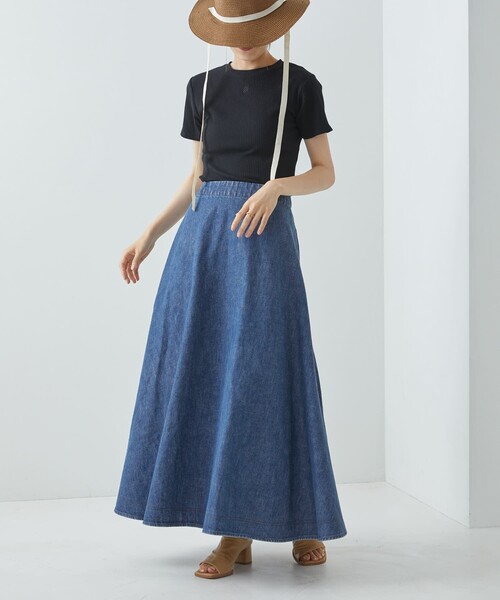 「Firsthand」 デニムスカート「ch!iiiコラボ」 36 ネイビー レディース_画像6