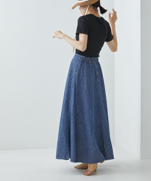 「Firsthand」 デニムスカート「ch!iiiコラボ」 36 ネイビー レディース_画像7