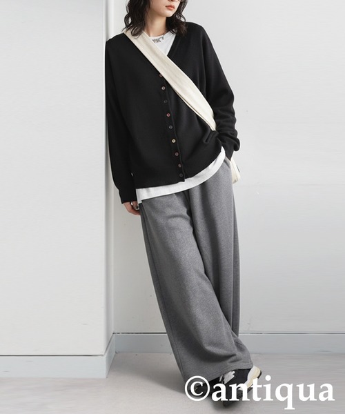 アンティ出品 antiqua（アンティカ） スウェットパンツ ジャージ 裏毛 ワイド